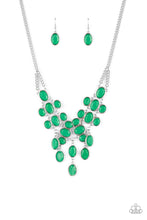 Load image into Gallery viewer, Serene Gleam - Green necklace 2229
