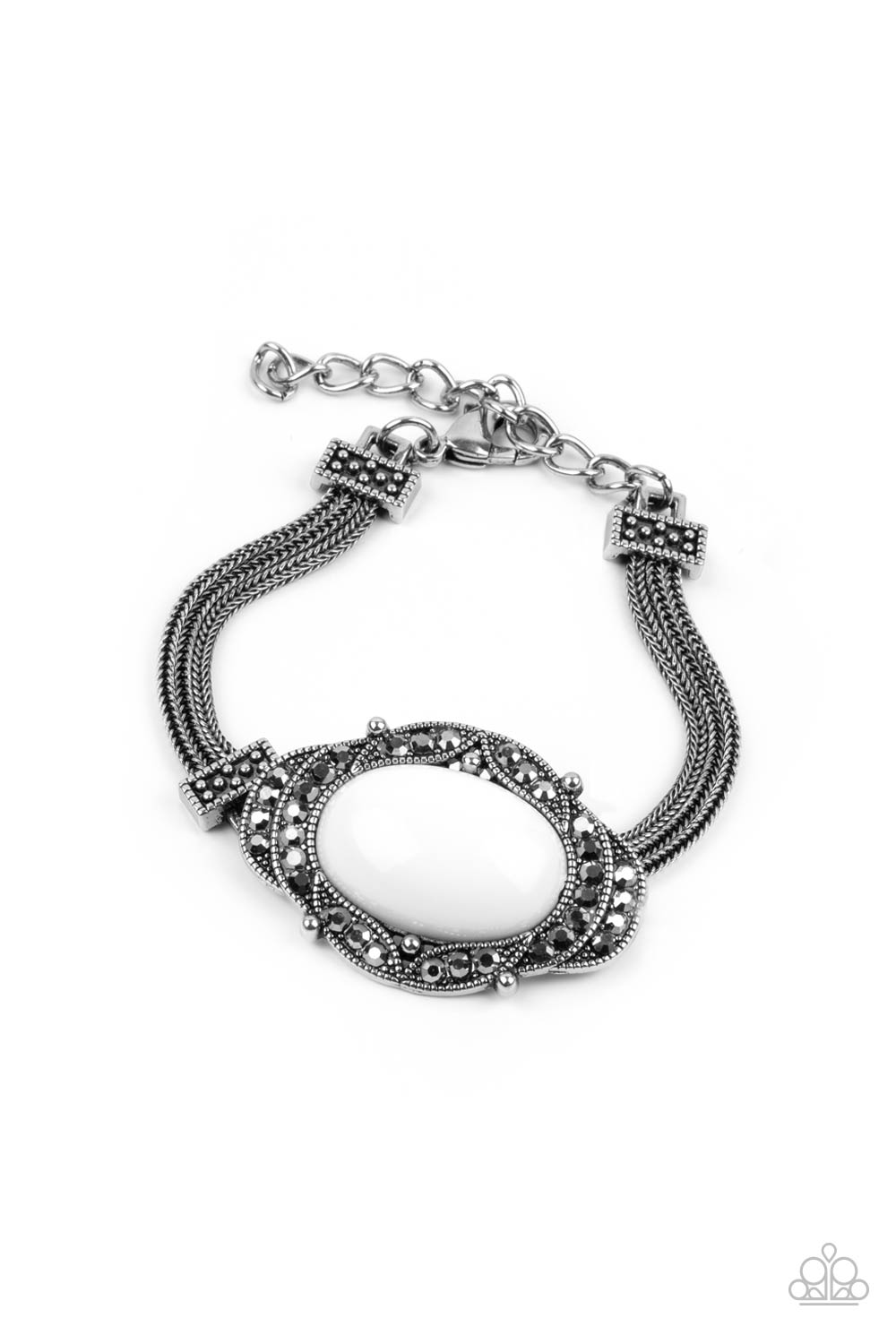 Top-Notch Drama - White bracelet 2125