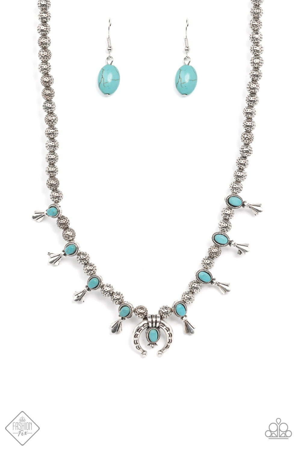 Luck Of The West - Blue necklace A052