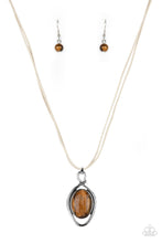 Load image into Gallery viewer, Desert Mystery - Brown necklace 1579
