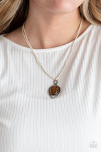 Load image into Gallery viewer, Desert Mystery - Brown necklace 1579
