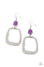 Load image into Gallery viewer, Material Girl Mod - Purple earring 2118
