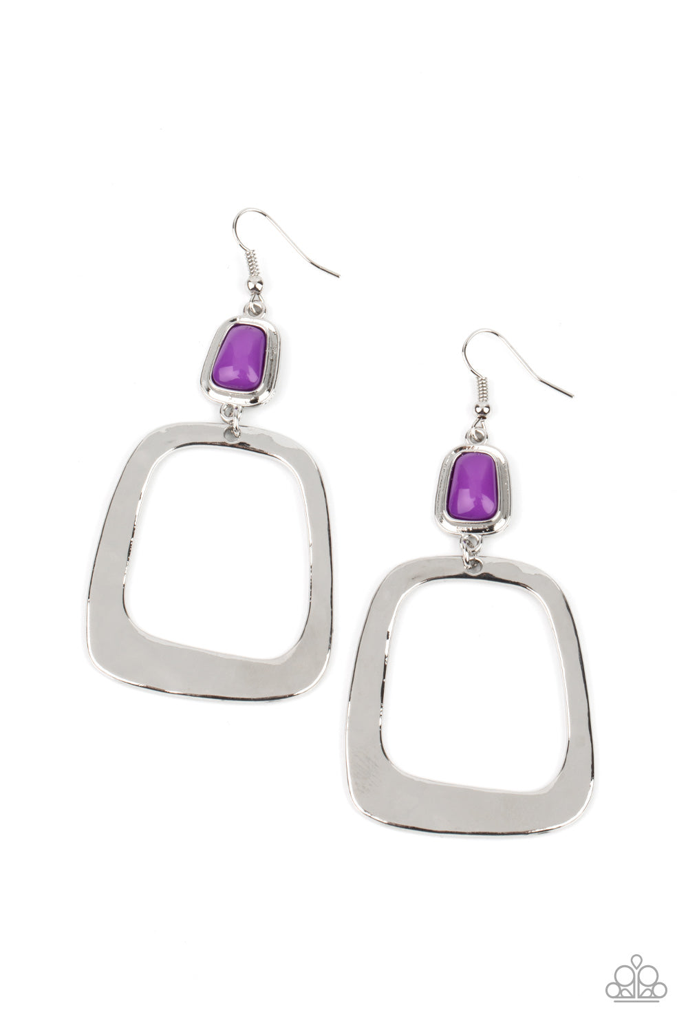 Material Girl Mod - Purple earring 2118
