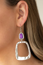 Load image into Gallery viewer, Material Girl Mod - Purple earring 2118

