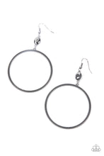 Load image into Gallery viewer, Work That Circuit - Silver hoop earring A039

