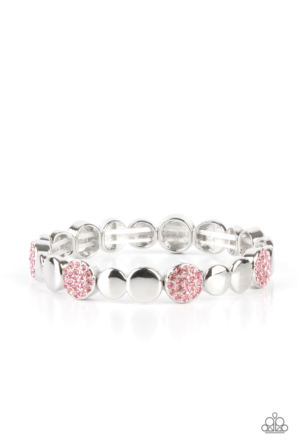 Dimensional Dazzle - Pink bracelet D066