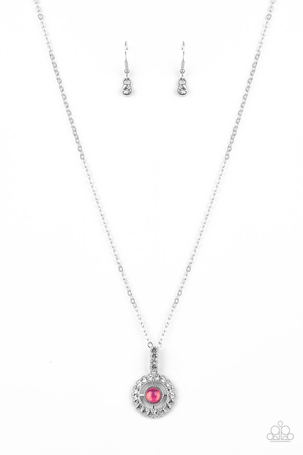 Springtime Twinkle - Pink necklace 812