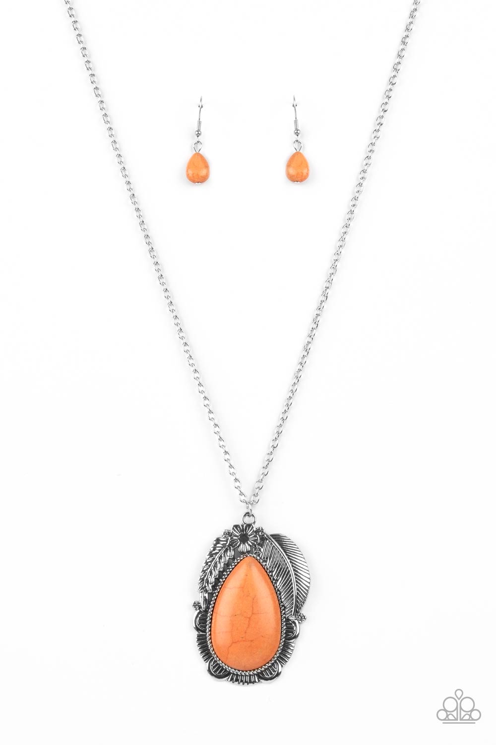 Tropical Mirage - Orange necklace 2231