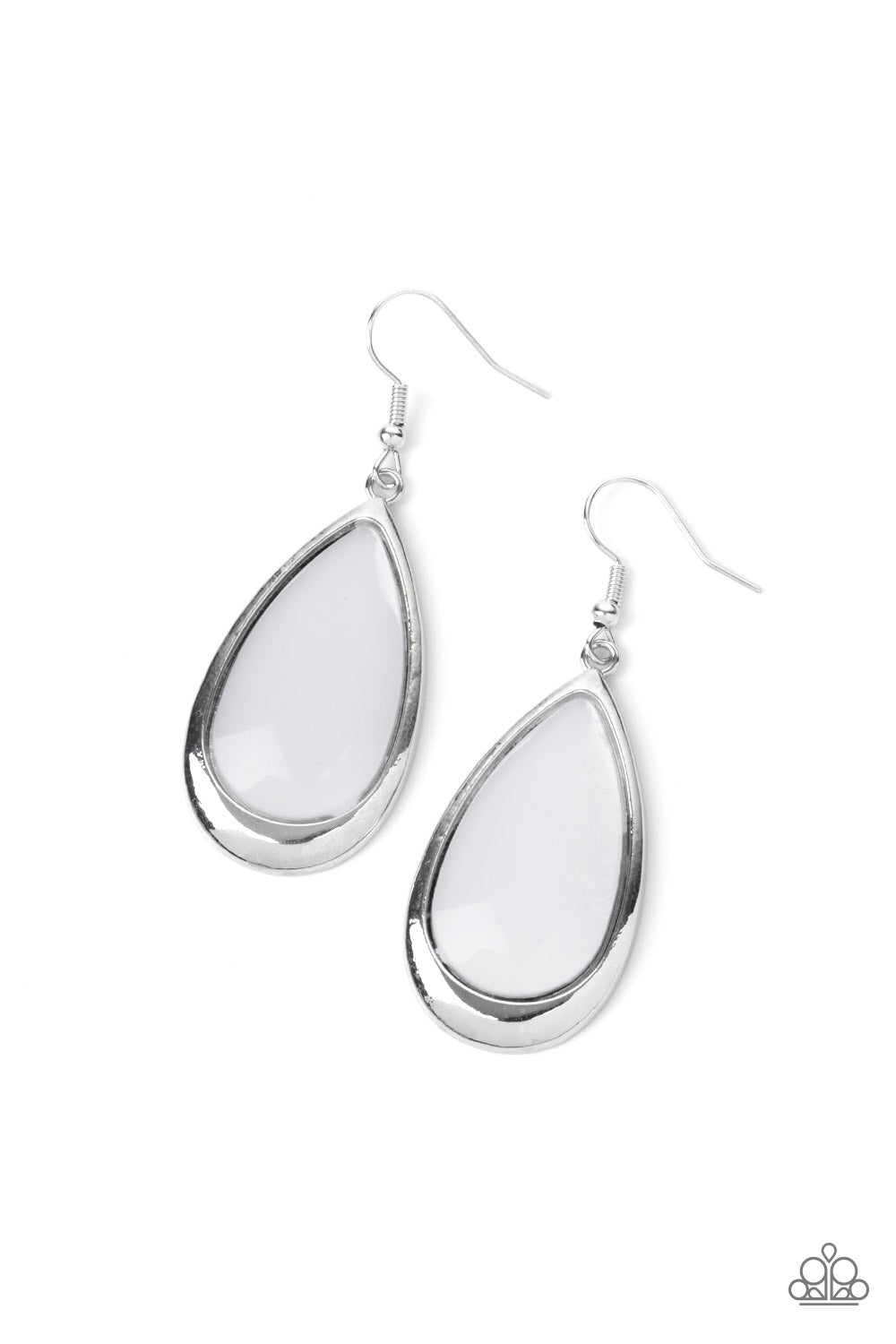 A World To SEER - White earring 2148