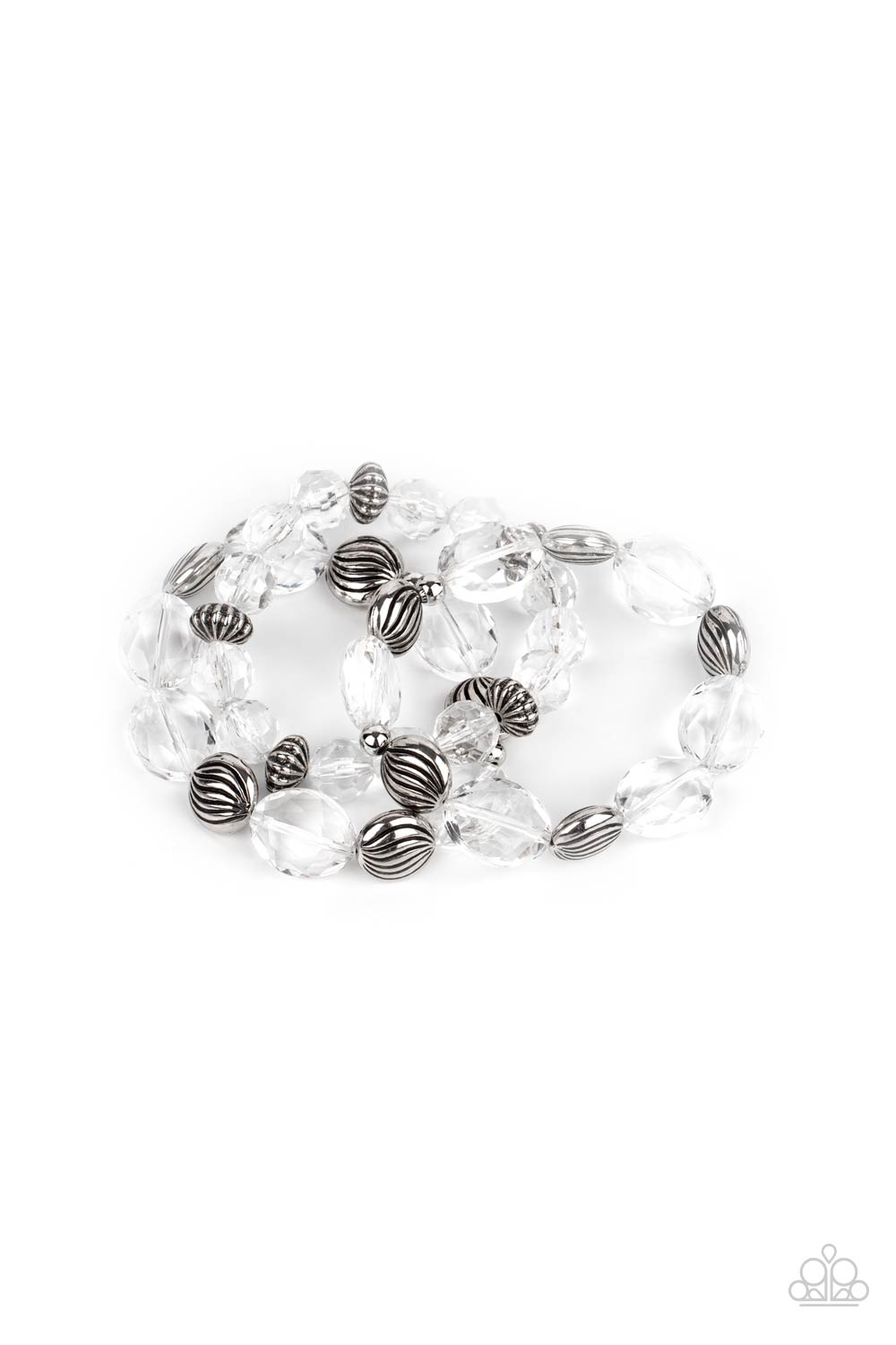 Crystal Charisma - White bracelet 1618