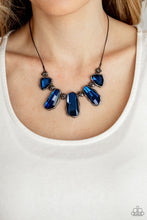 Load image into Gallery viewer, Cosmic Cocktail - Blue necklace C011
