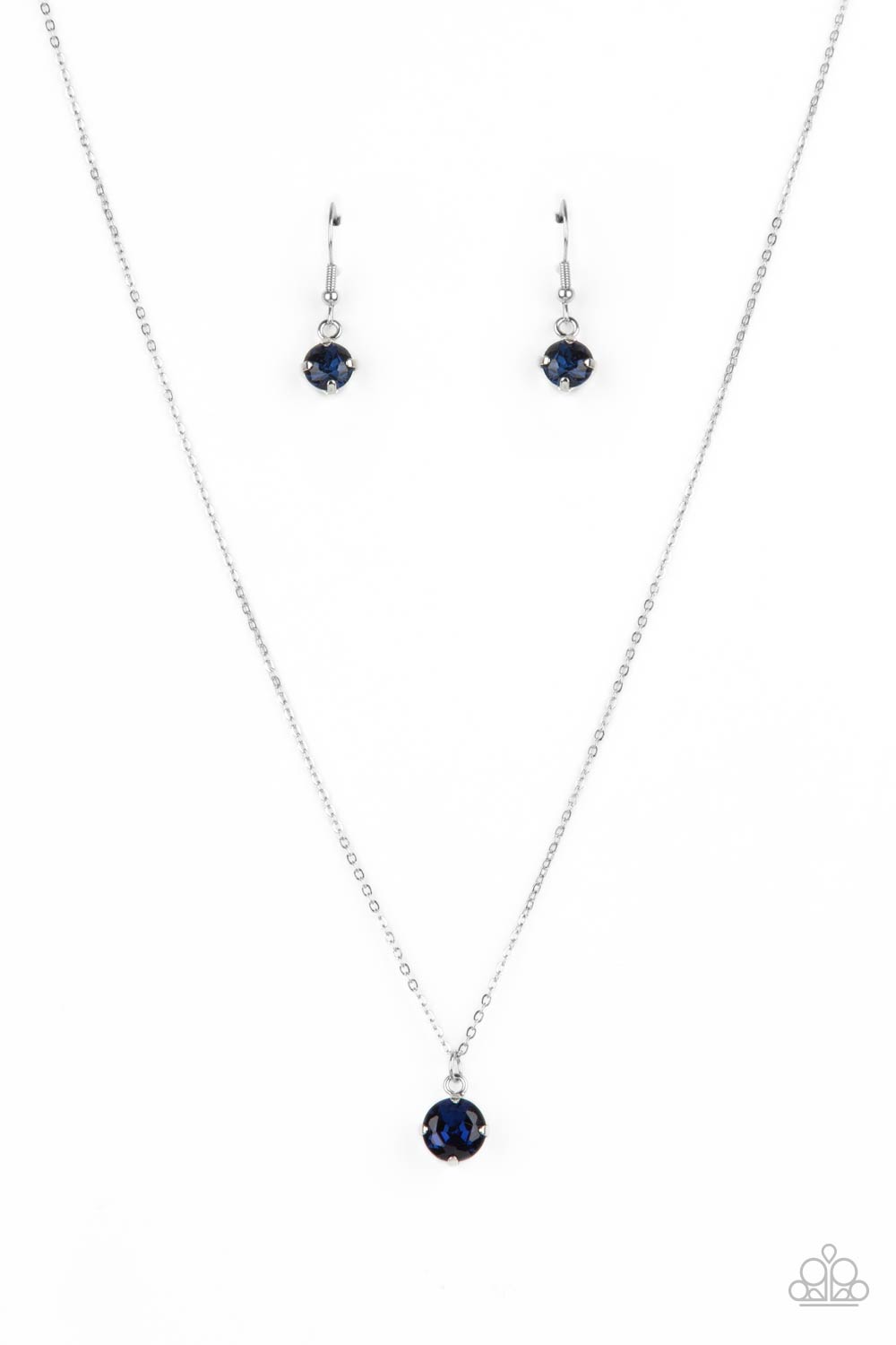 Undeniably Demure - Blue necklace 764