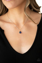 Load image into Gallery viewer, Undeniably Demure - Blue necklace 764
