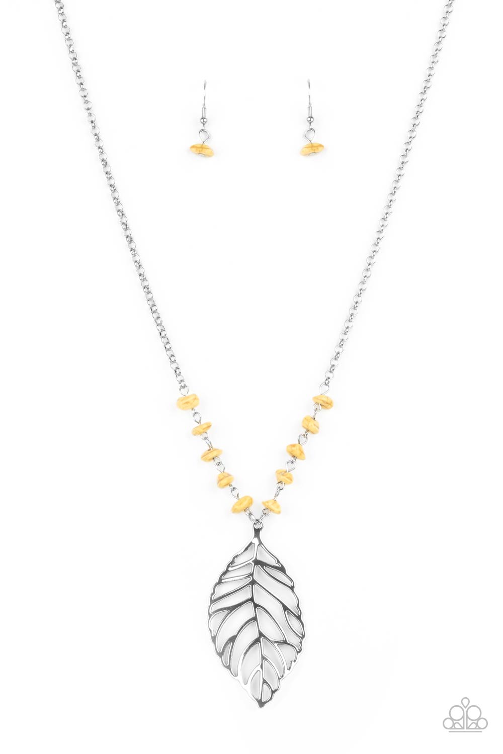 Roaming The Riverwalk - Yellow necklace A050