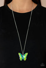 Load image into Gallery viewer, $16 SET: The Social Butterfly Effect - green necklace A084/D013
