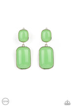 Load image into Gallery viewer, Meet Me At The Plaza - green clip-on earring 1569

