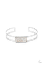 Load image into Gallery viewer, Remarkably Cute and Resolute - White cuff bracelet 778
