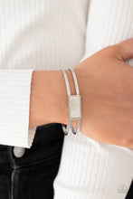 Load image into Gallery viewer, Remarkably Cute and Resolute - White cuff bracelet 778
