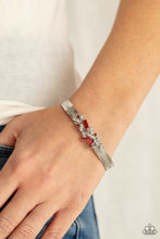 Load image into Gallery viewer, A Chic Clique - Red cuff bracelet 2238

