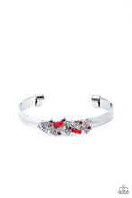 Load image into Gallery viewer, A Chic Clique - Red cuff bracelet 2238

