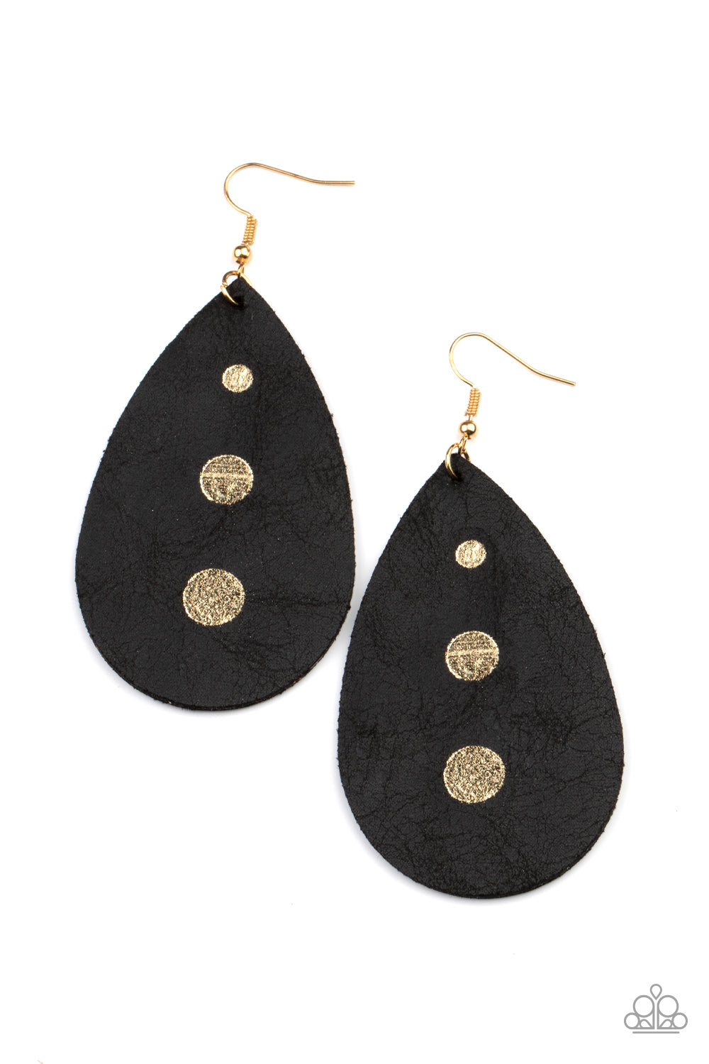 Rustic Torrent - Black earring 698