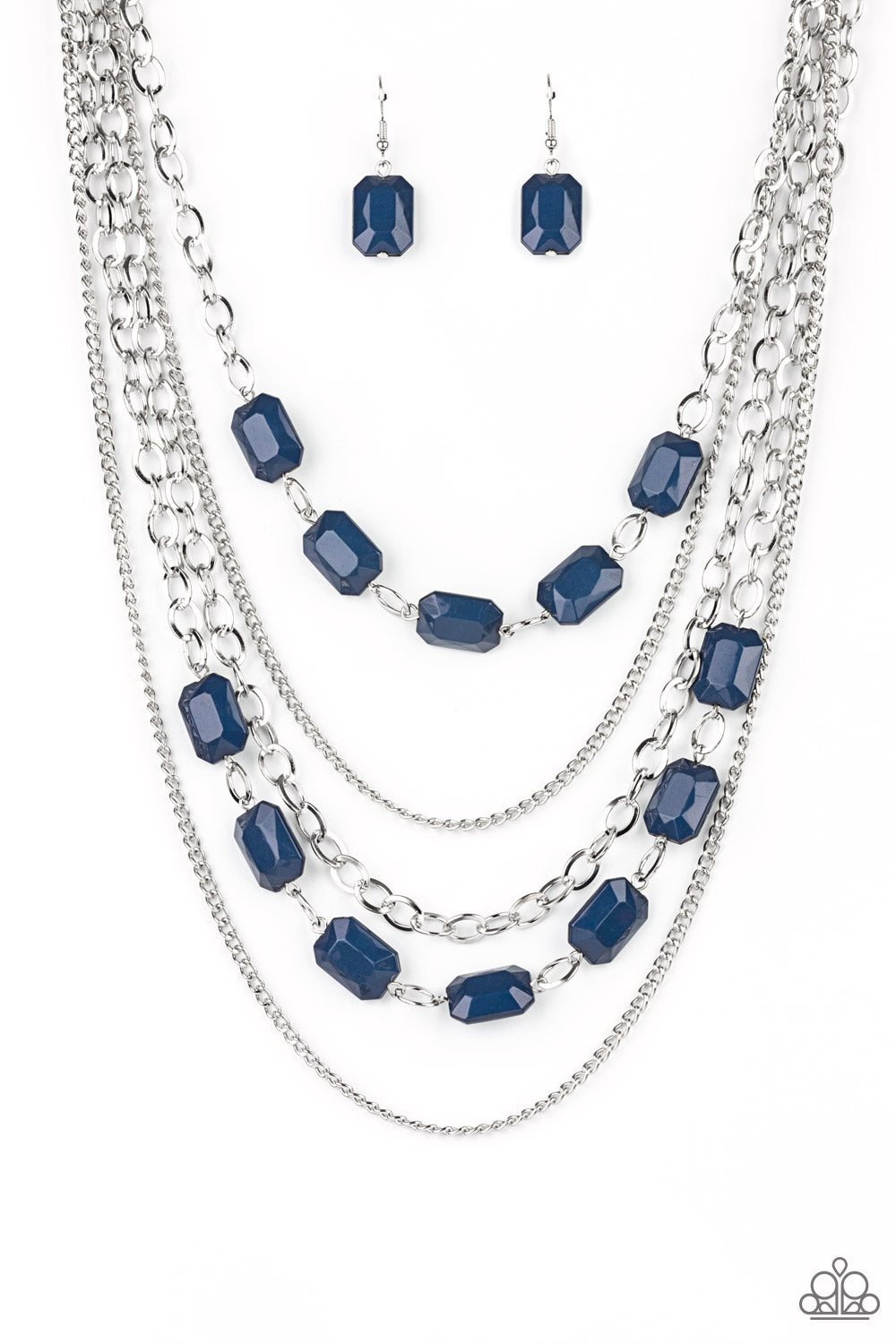 Standout Strands - Blue necklace A055