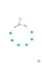 Load image into Gallery viewer, Camp Flower Power - Blue bracelet A058

