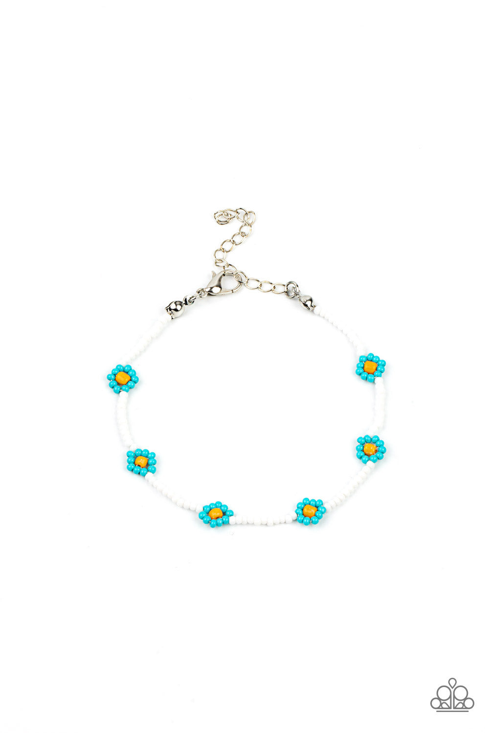 Camp Flower Power - Blue bracelet A058