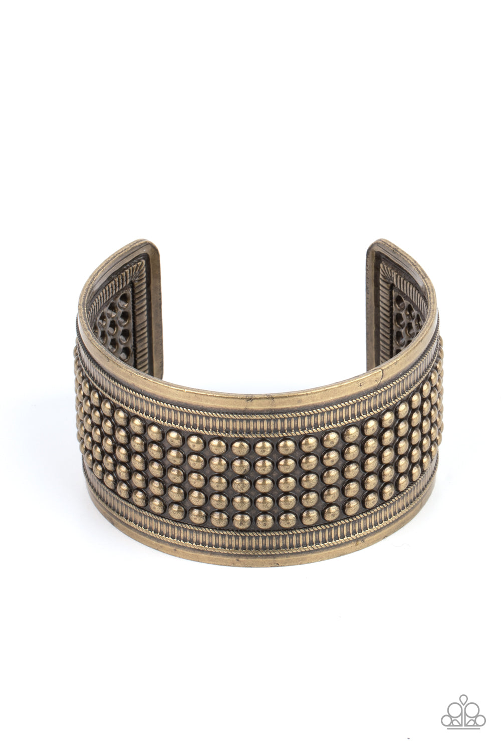 Bronco Bust - Brass cuff bracelet C010