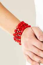 Load image into Gallery viewer, Nice GLOWING! - Red bracelet D078

