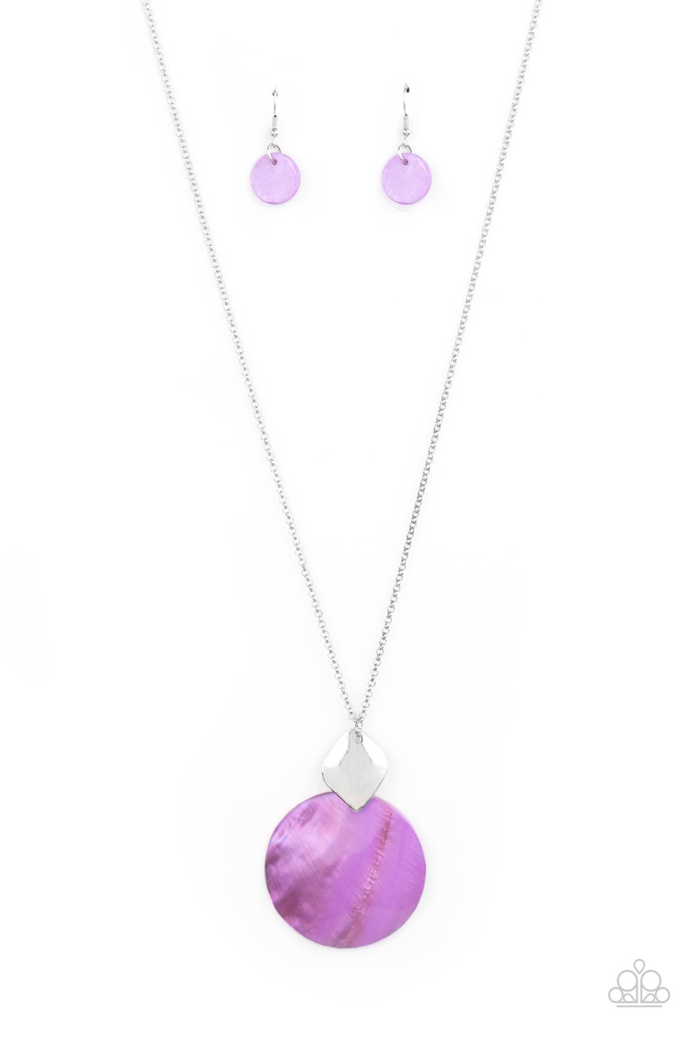 Tidal Tease - Purple necklace 2153