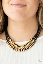Load image into Gallery viewer, Lock, Stock, and SPARKLE - Gold necklace 2192
