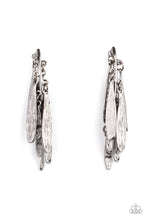 Load image into Gallery viewer, Pursuing The Plumes - Black post earring  2163
