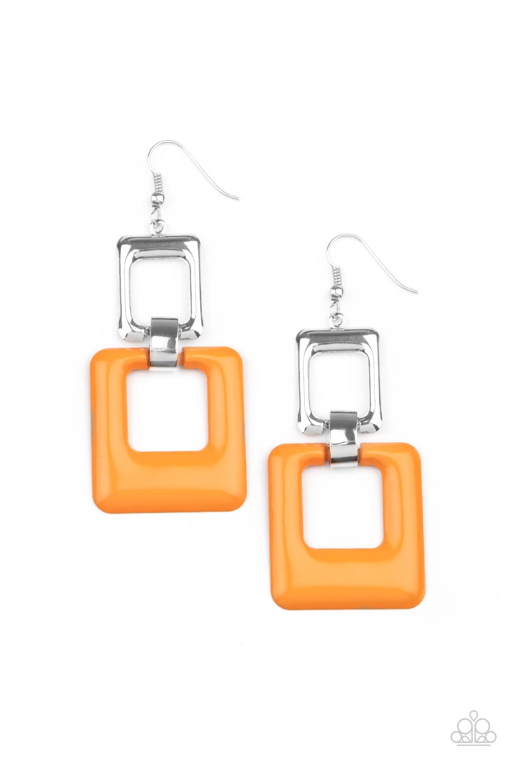Twice As Nice - Orange earring 1564