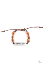 Load image into Gallery viewer, Conversation Piece - Orange bracelet C002
