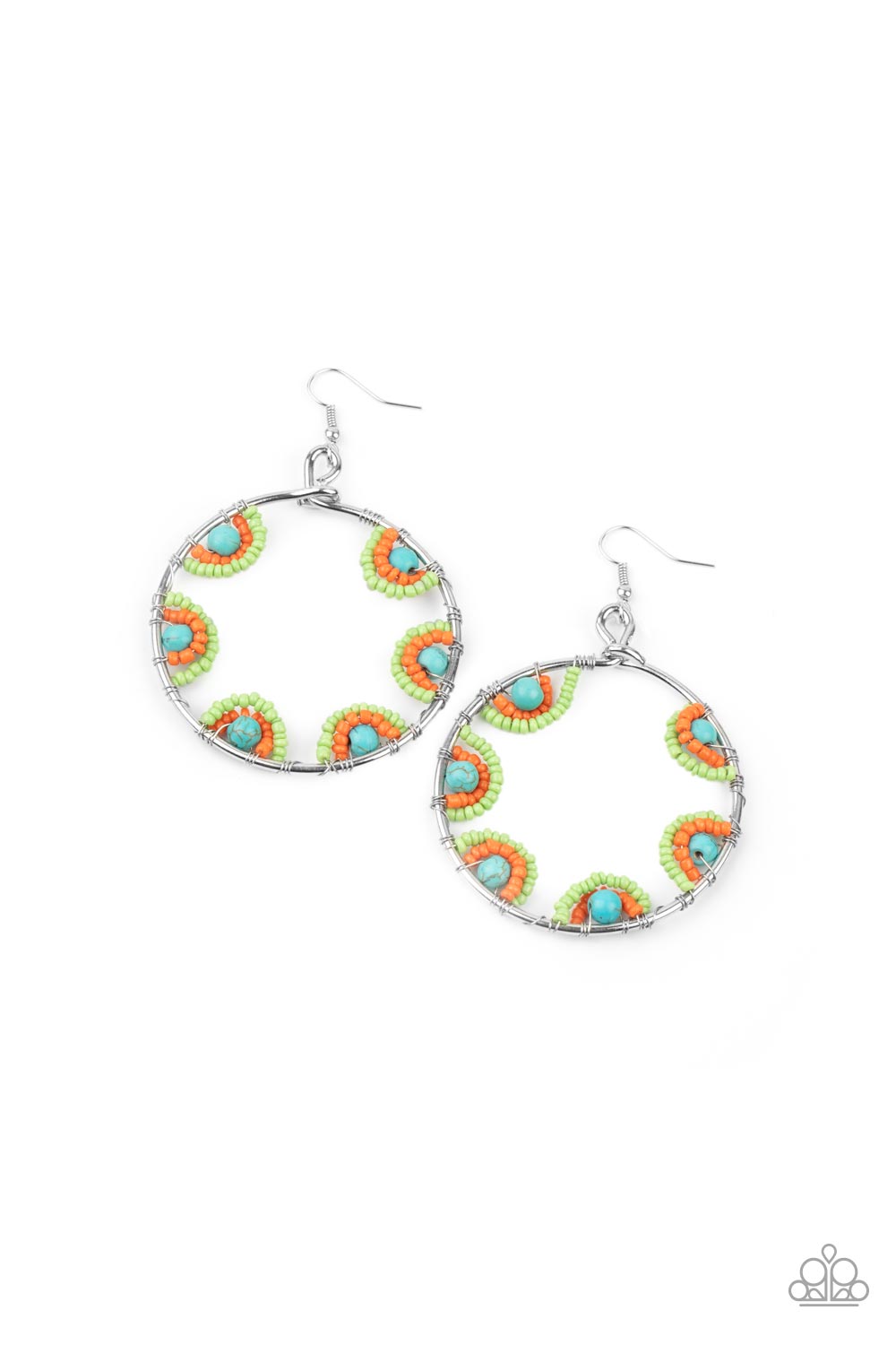 Off The Rim - Multi earring 2164