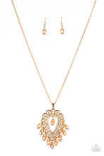 Load image into Gallery viewer, Teasable Teardrops - Gold necklace 2193
