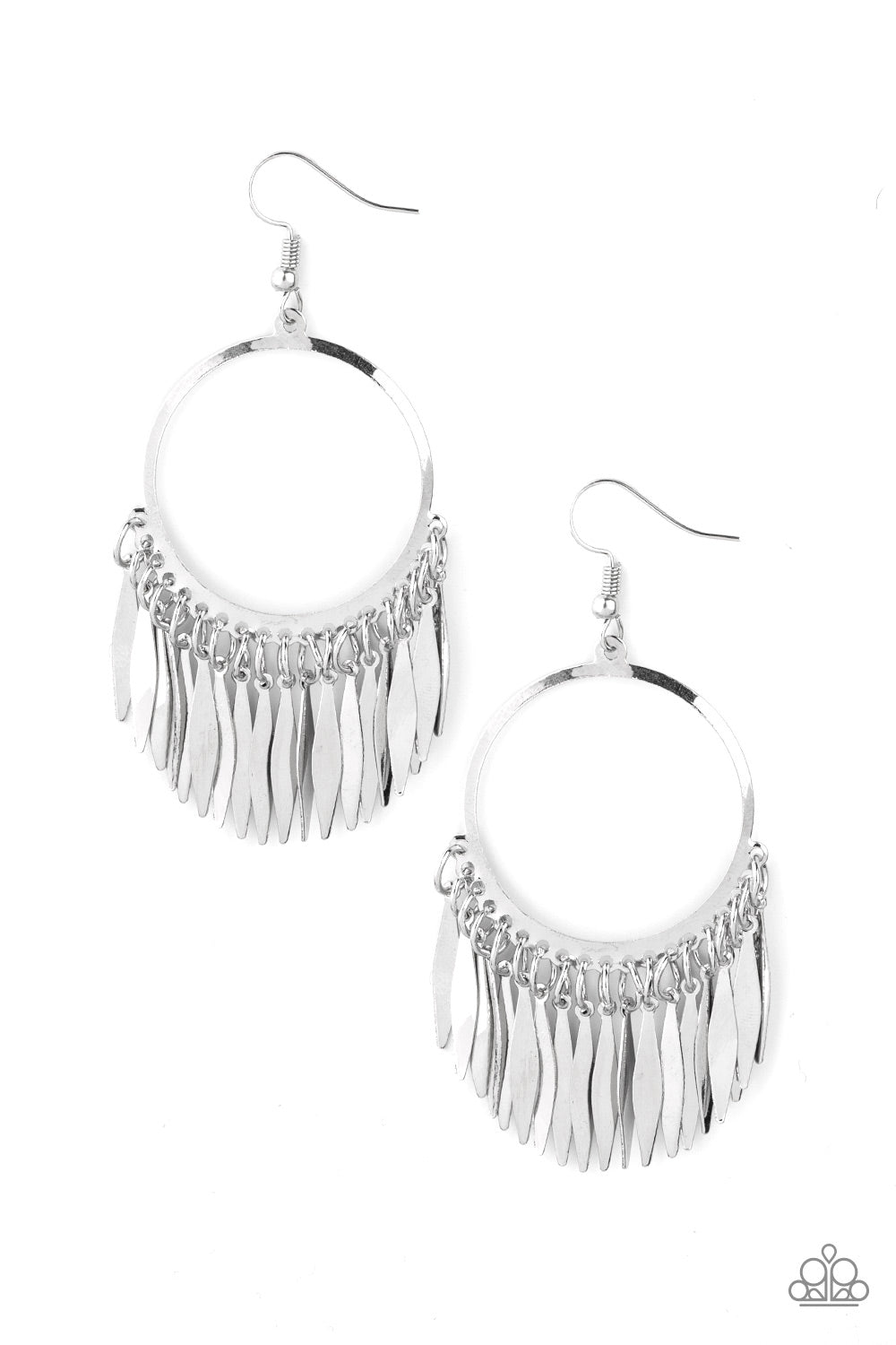 Radiant Chimes - Silver earring D047