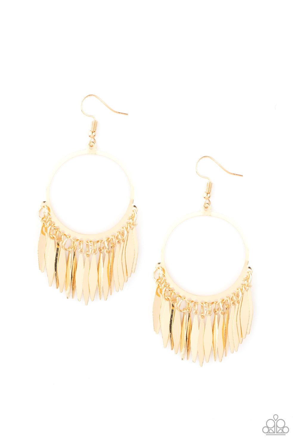 Radiant Chimes - Gold earring 776