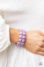 Load image into Gallery viewer, Double The DIVA-ttitude - Purple bracelet 2197
