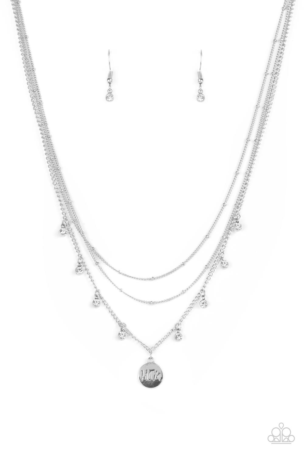 Ode To Mom - White necklace 609