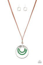 Load image into Gallery viewer, Hypnotic Happenings - Green necklace 905
