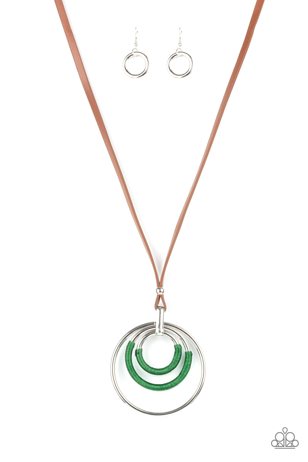 Hypnotic Happenings - Green necklace 905