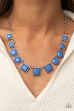 Load image into Gallery viewer, Tic Tac TREND - Blue necklace 1793/550
