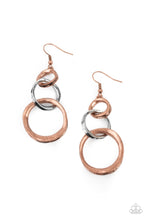 Load image into Gallery viewer, Harmoniously Handcrafted - Copper earring 649
