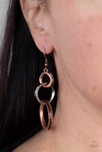 Load image into Gallery viewer, Harmoniously Handcrafted - Copper earring 649

