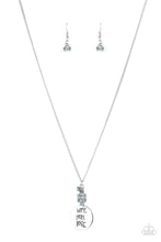 Load image into Gallery viewer, Words To Live By - Blue necklace 651
