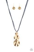 Load image into Gallery viewer, Circulating Shimmer - Blue necklace 623
