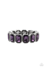 Load image into Gallery viewer, Studded Smolder - Purple bracelet B007
