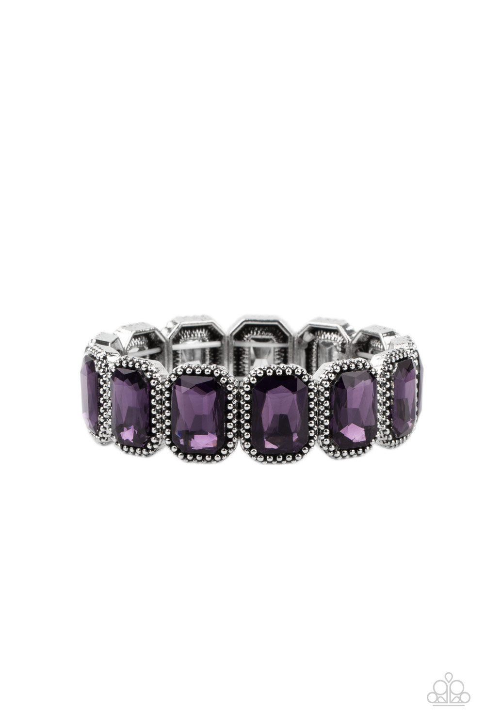 Studded Smolder - Purple bracelet B007